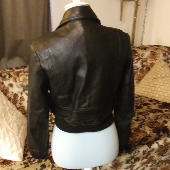 Vintage Skin Flair 100% leather motorcycle jacket - Picture 4 of 8